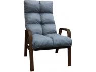 ハイバック首楽レバー式コイル高座椅子　カット　DGY