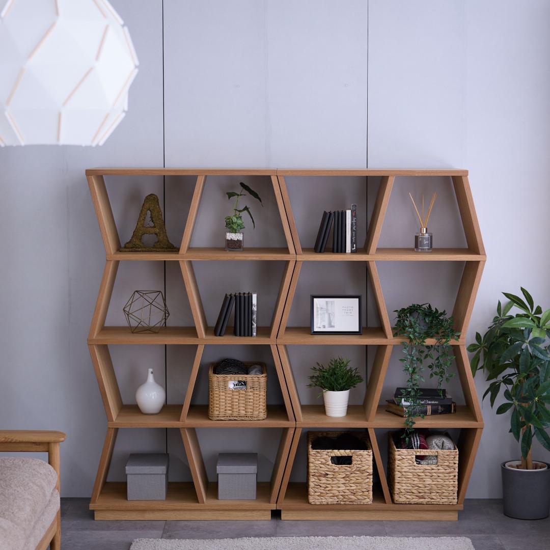 オープンシェルフ(ハイ)　HIVE88　OAK