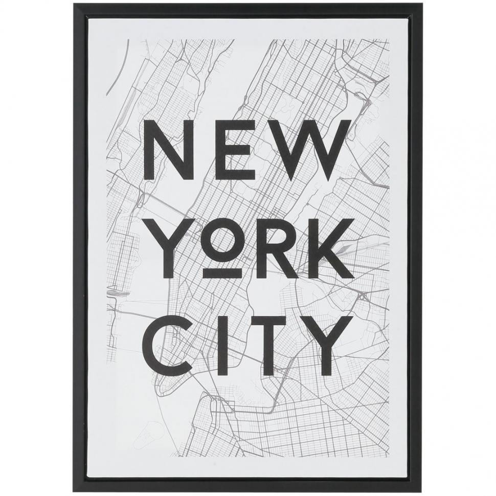 アートボード　MAP　NYC　BK