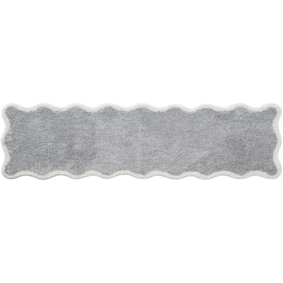 キッチンマット　フリル　GY(50×180)