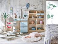 【コイズミ】学習机セット　NODR-934SWWLB