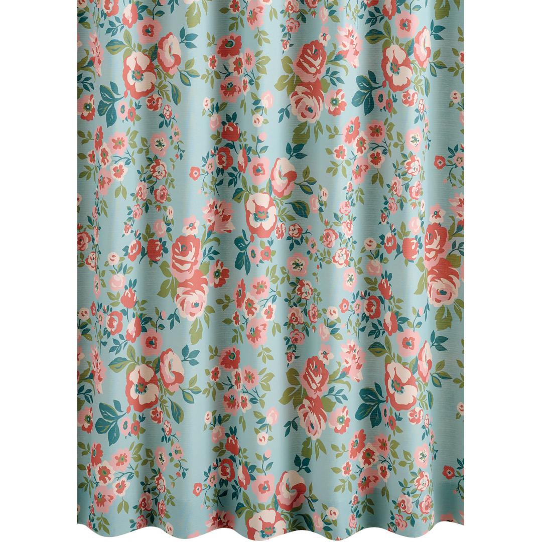 厚地カーテン　フロール　100×178　2枚組　BL