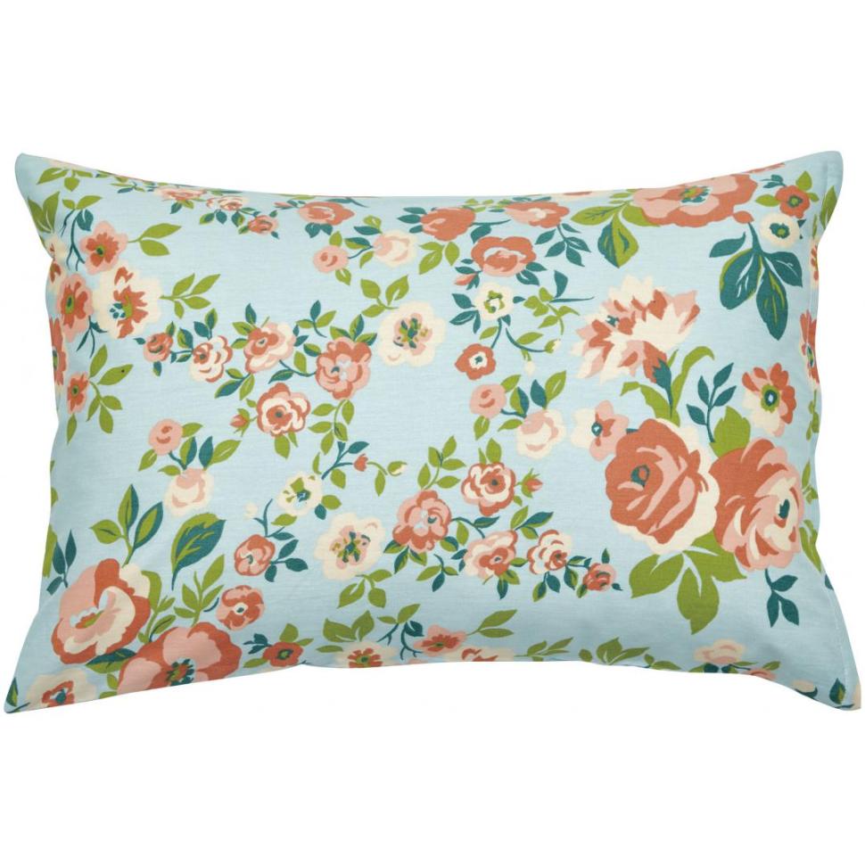 枕カバー　フロール　BL　(43×63)