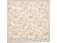 折りたたみラグ　フロール　BE　(185×185)