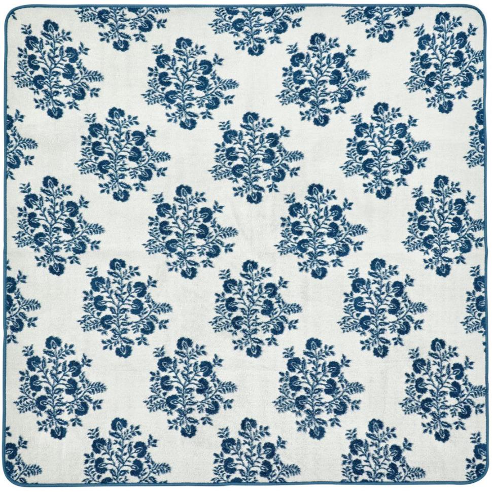 折りたたみラグ　ラモ　BL　(185×185)