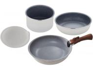 IH対応着脱ハンドル　マーブル5点セット