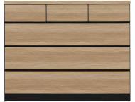 ローチェスト　サマンサ120-4　OAK