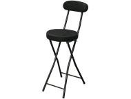 厚座背付きハイ折イス　NSカカオⅡHM