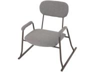 立ち上がり楽々チェア　Nロデオ肘付　GY