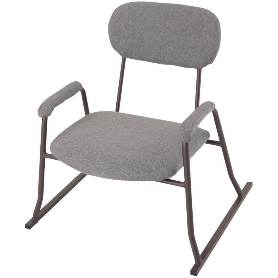 立ち上がり楽々チェア　Nロデオ肘付　GY