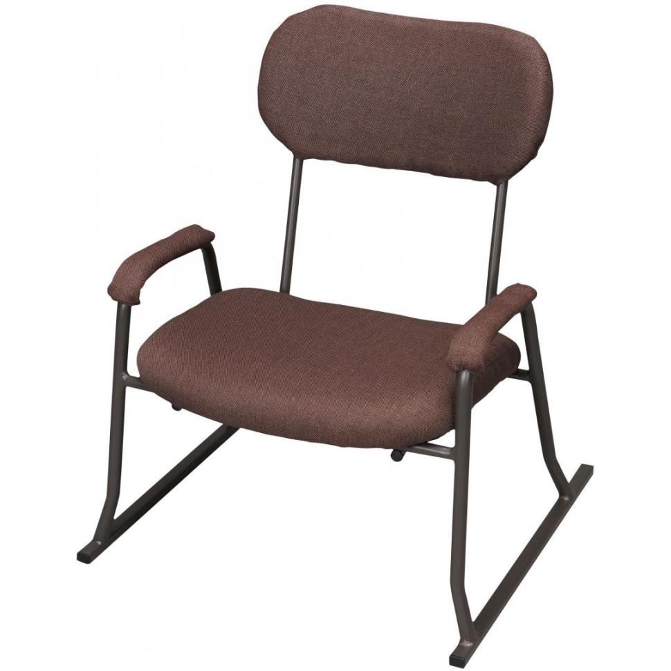 立ち上がり楽々チェア　Nロデオ肘付　BR