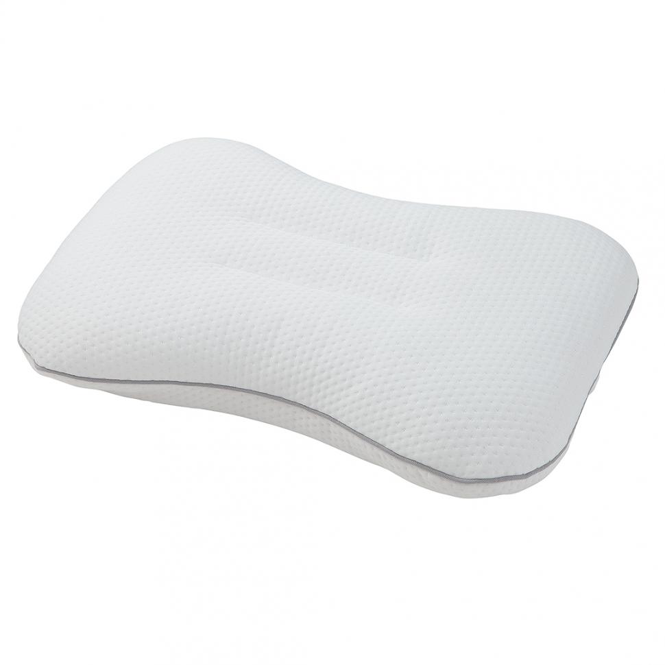 【西川】高さ調節できるパイプ入り洗える枕　(37×55)