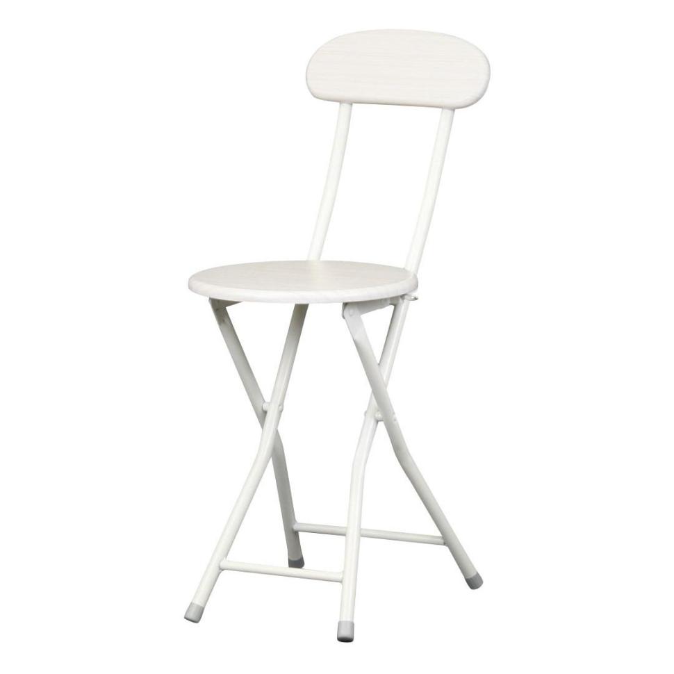 折りたたみチェア　NSCリーフⅢ　WH