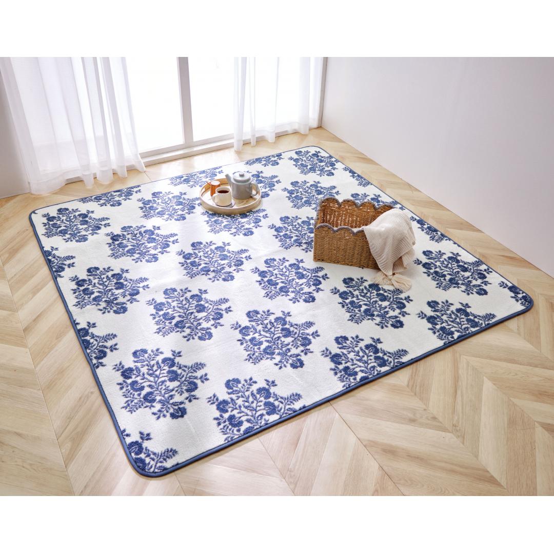 折りたたみラグ　ラモ　BL　(200×240)