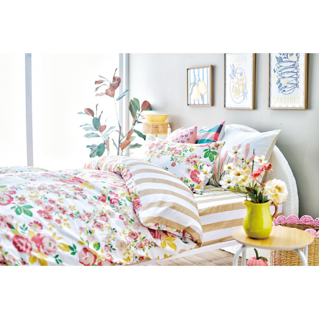 ベッドシーツ　フロール　BE　(シングル)