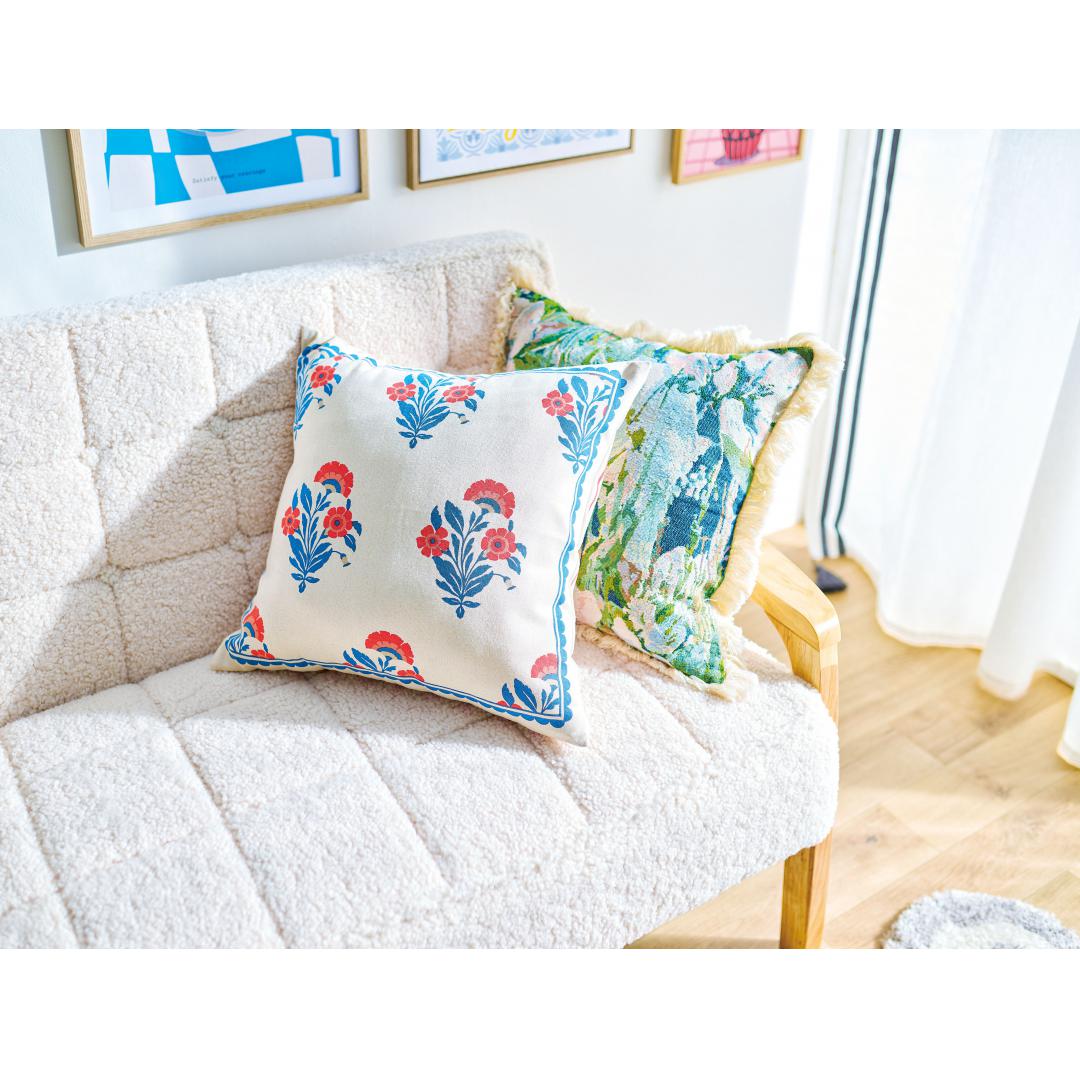 クッションカバー　アリソン　#RE　(45×45)