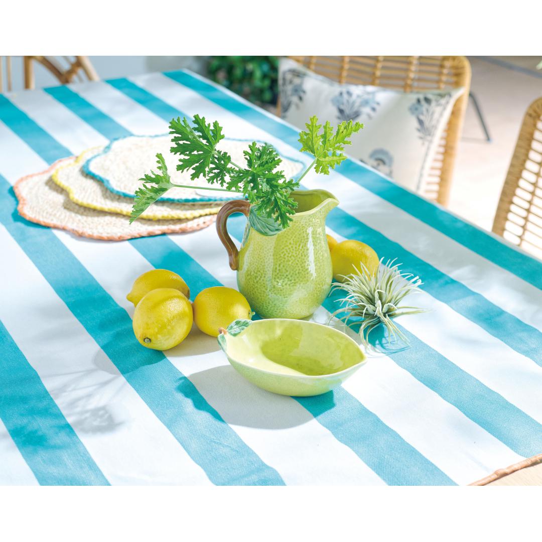 テーブルクロスM　ギャビン　BL(130×170)