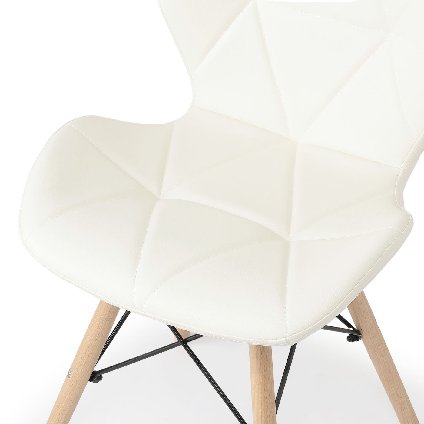 ダイニングチェア　NFドロップⅡ　WH