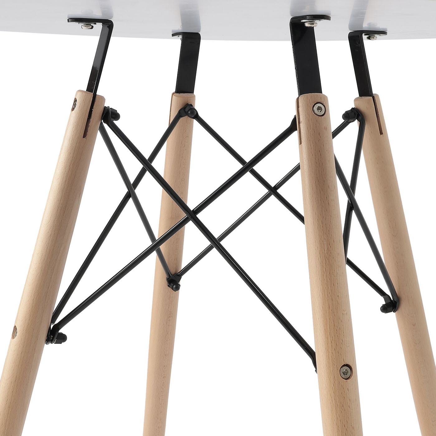 ダイニングテーブル　NFドロップⅡ70丸　WH