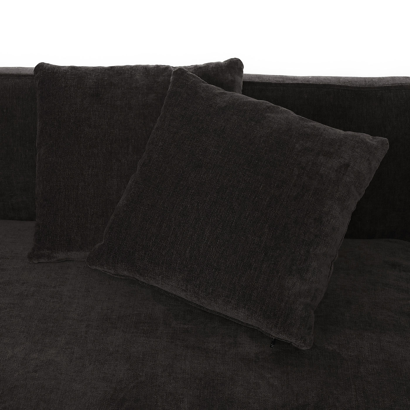 コーナーソファ2点セット　NFベル2P左　BK