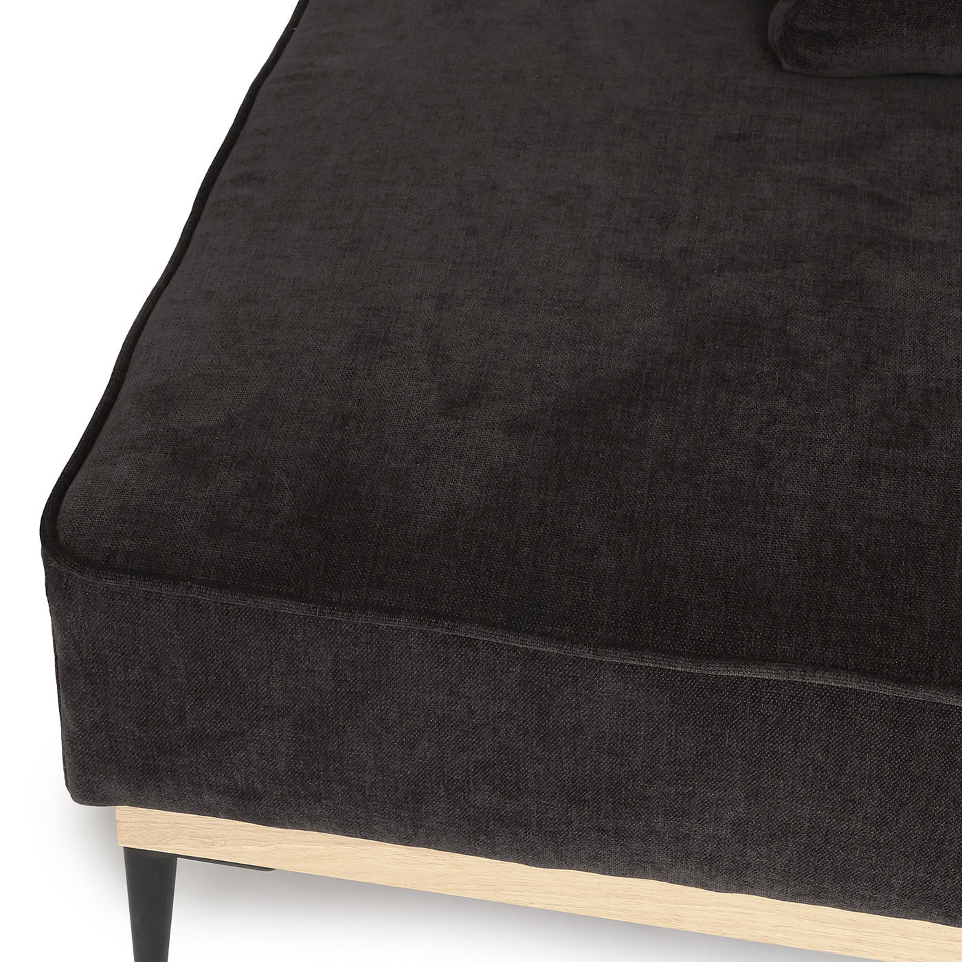 コーナーソファ2点セット　NFベル2P左　BK