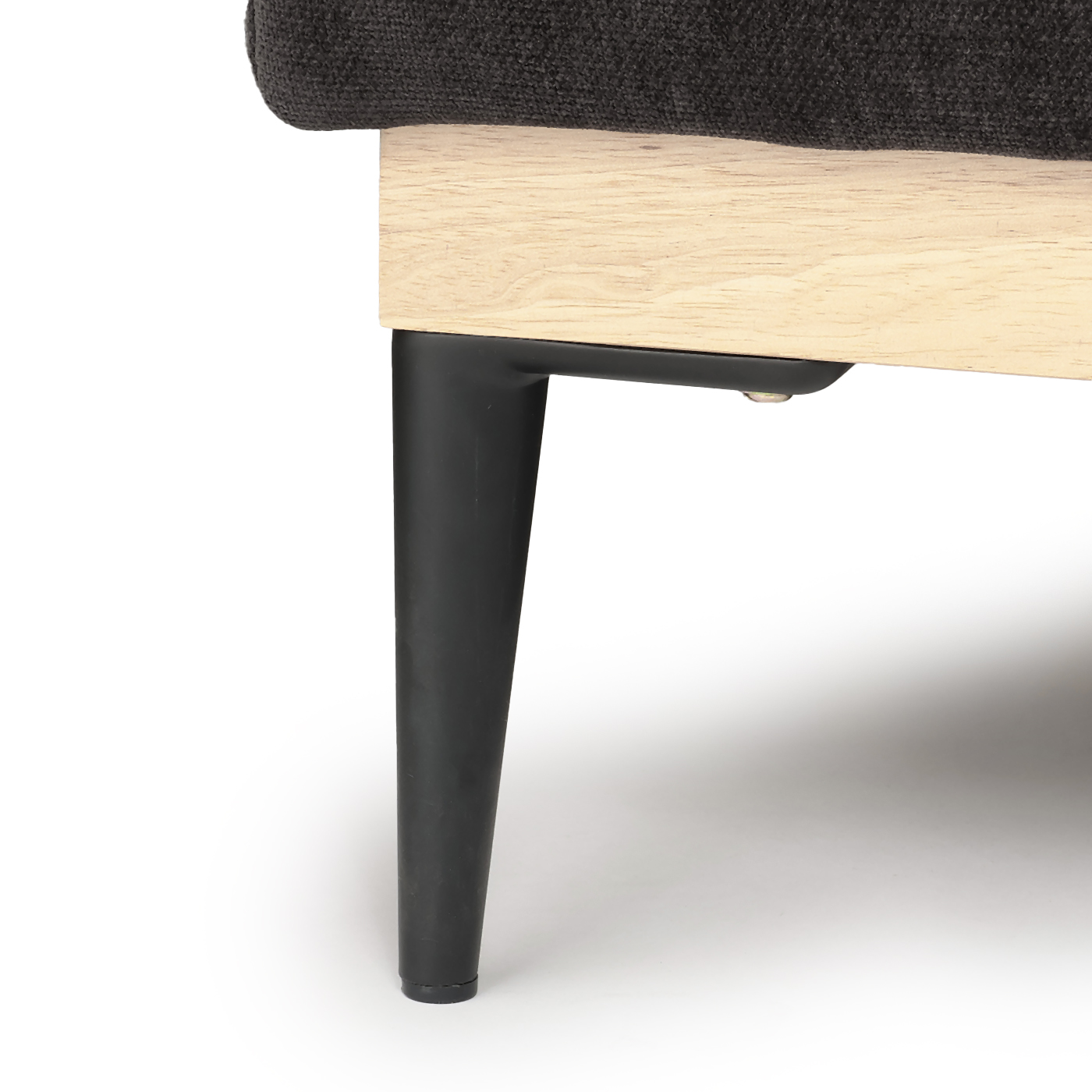 コーナーソファ2点セット　NFベル2P左　BK