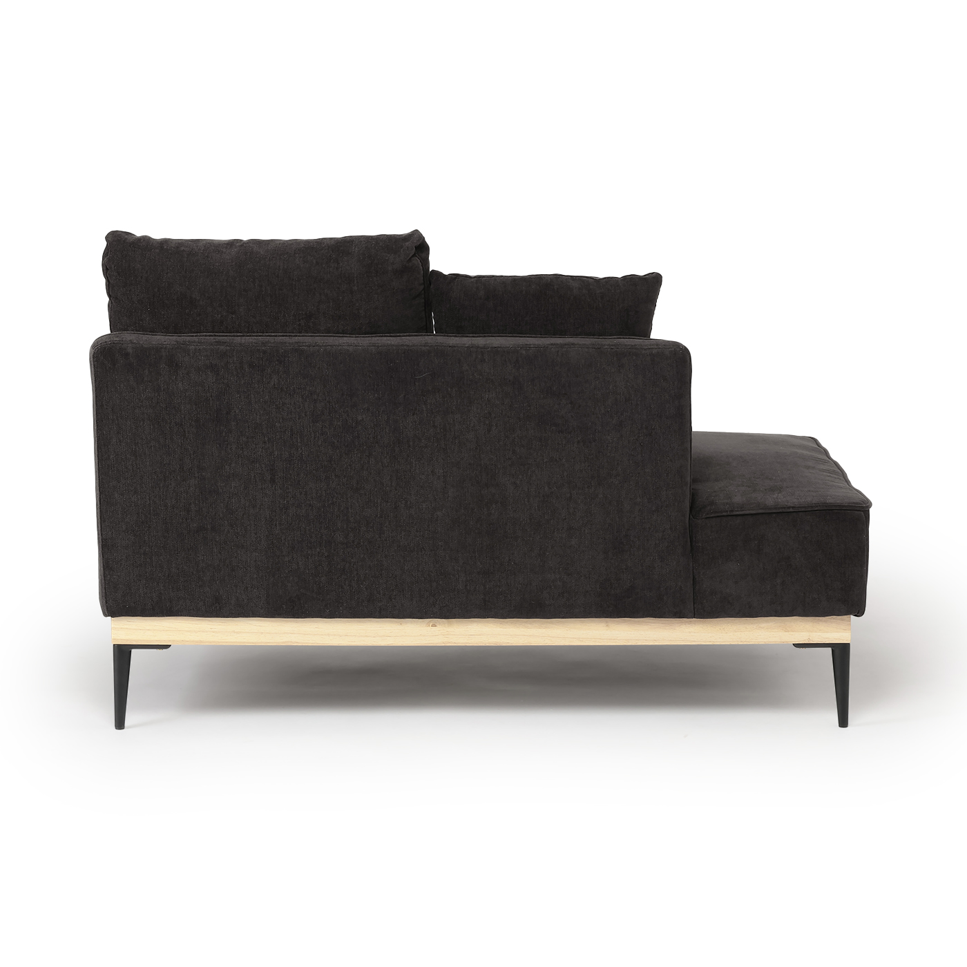 コーナーソファ2点セット　NFベル2P左　BK