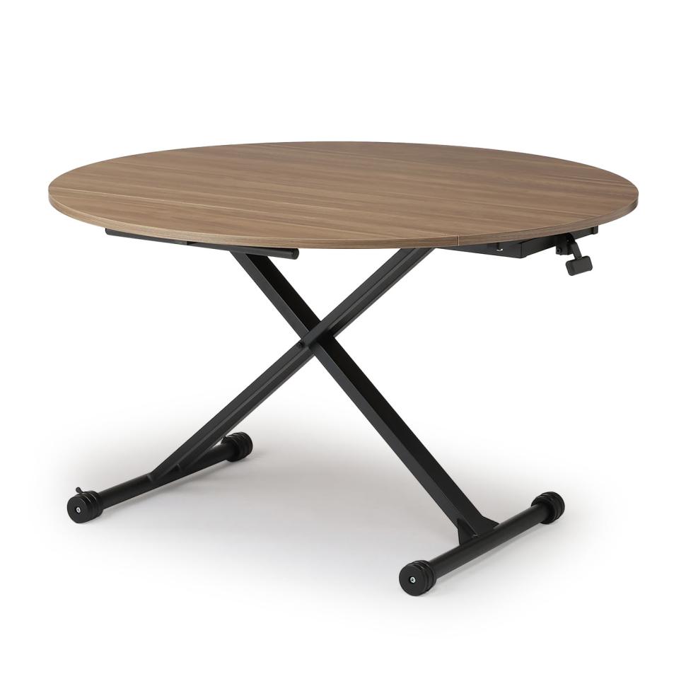 伸長式昇降テーブル　スペードⅡ120丸