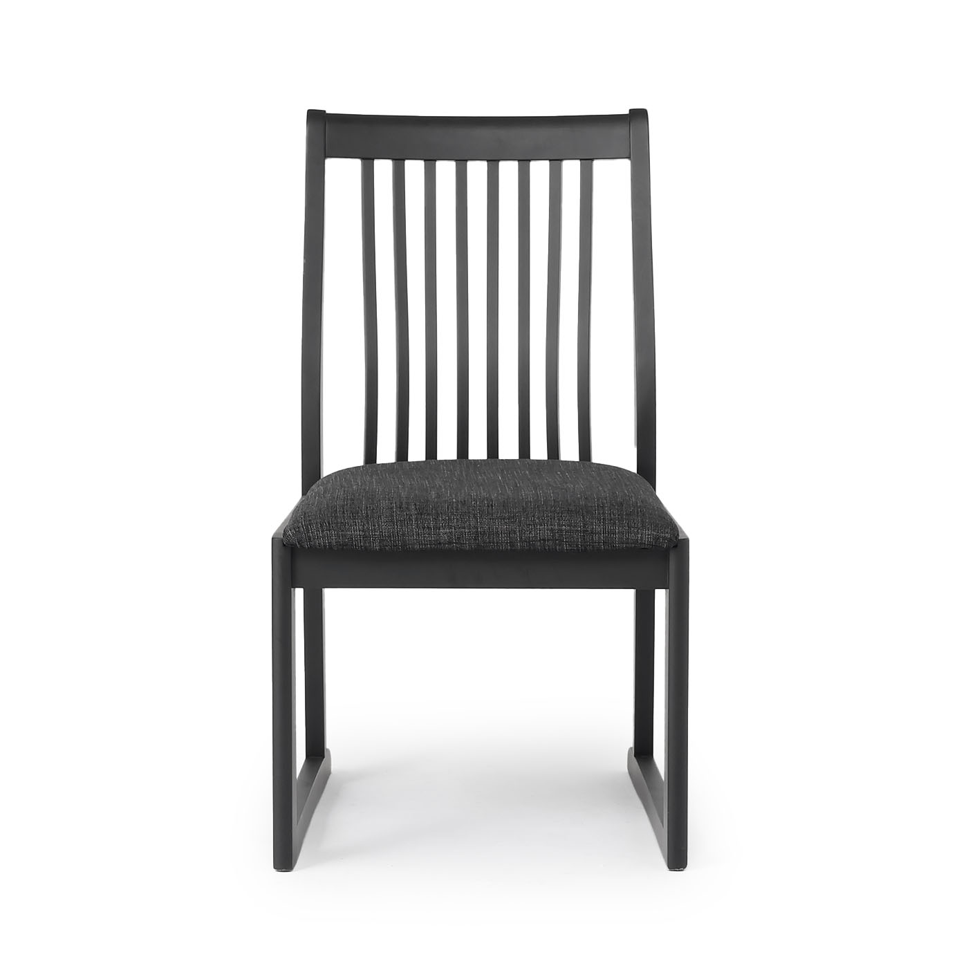 ダイニングチェア　JPドミノ肘無　BK