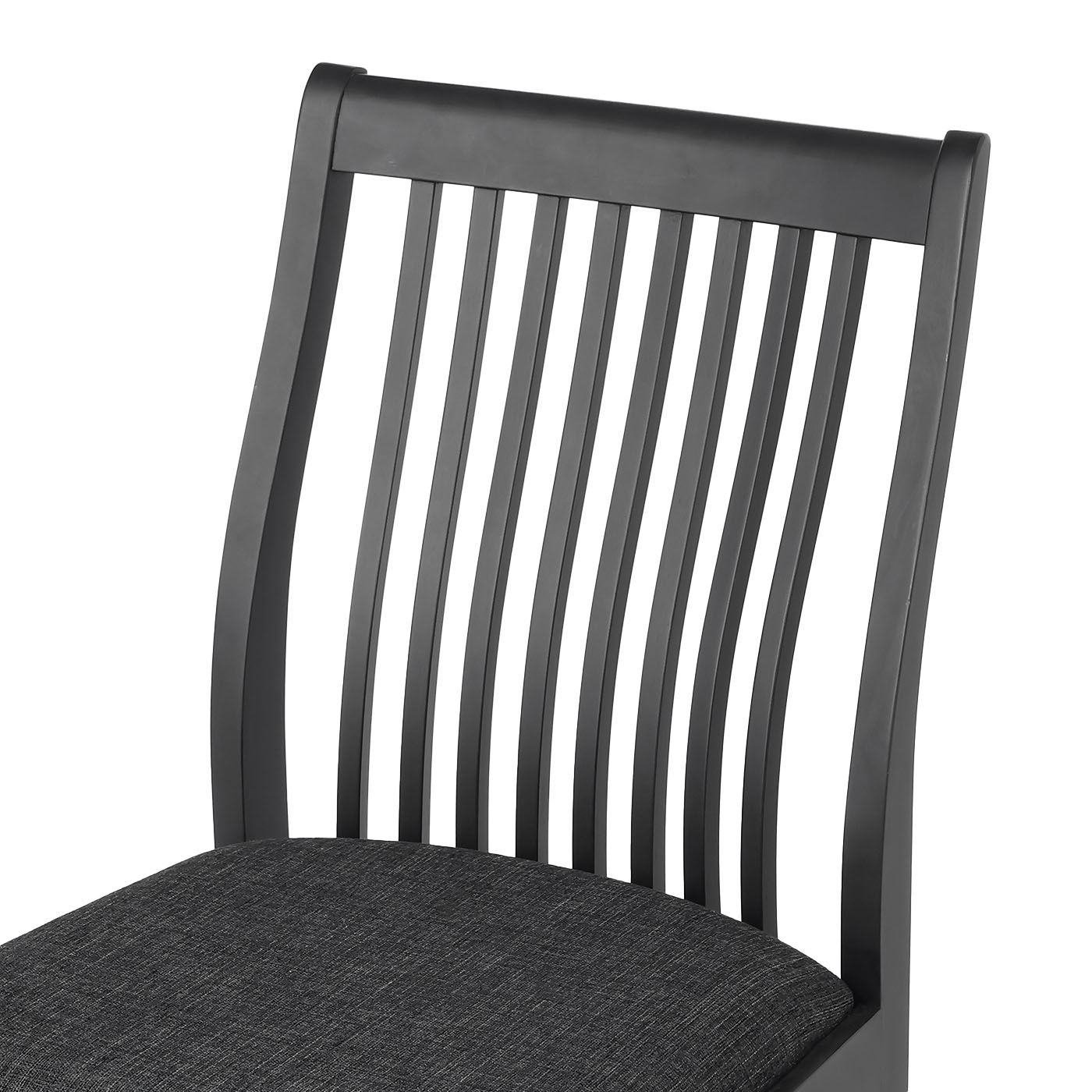 ダイニングチェア　JPドミノ肘無　BK