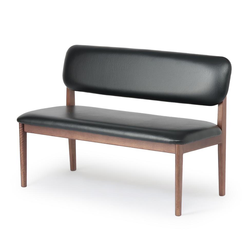 背付きベンチ　キャストWN　BK