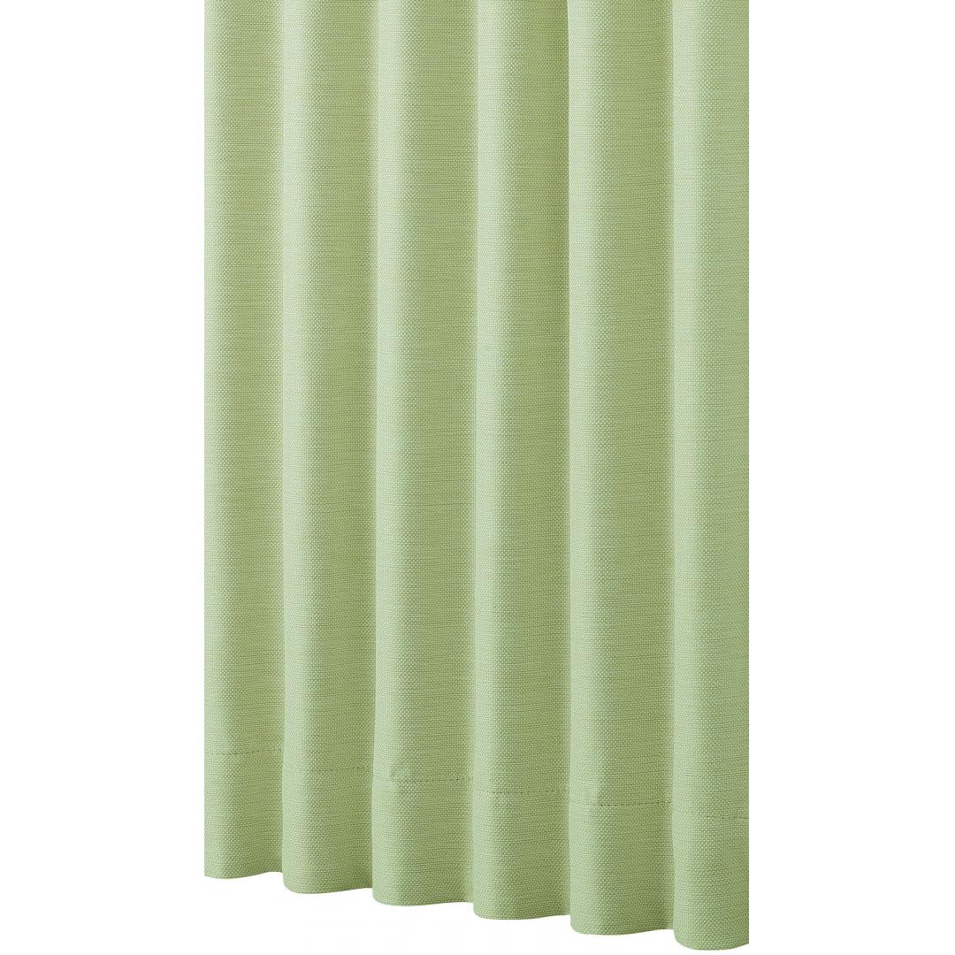 厚地カーテン　ユナイト　150×178　2枚組　グリーン