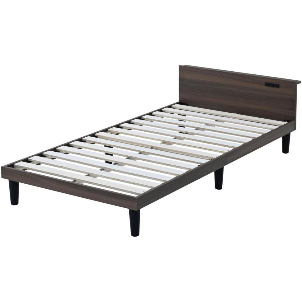 木製ベッドフレーム　メイデンDBR