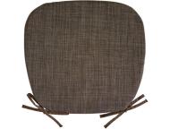 バテイ型シートクッション　ムジ　BR(43×41)