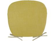 バテイ型シートクッション　ムジ　YE(43×41)