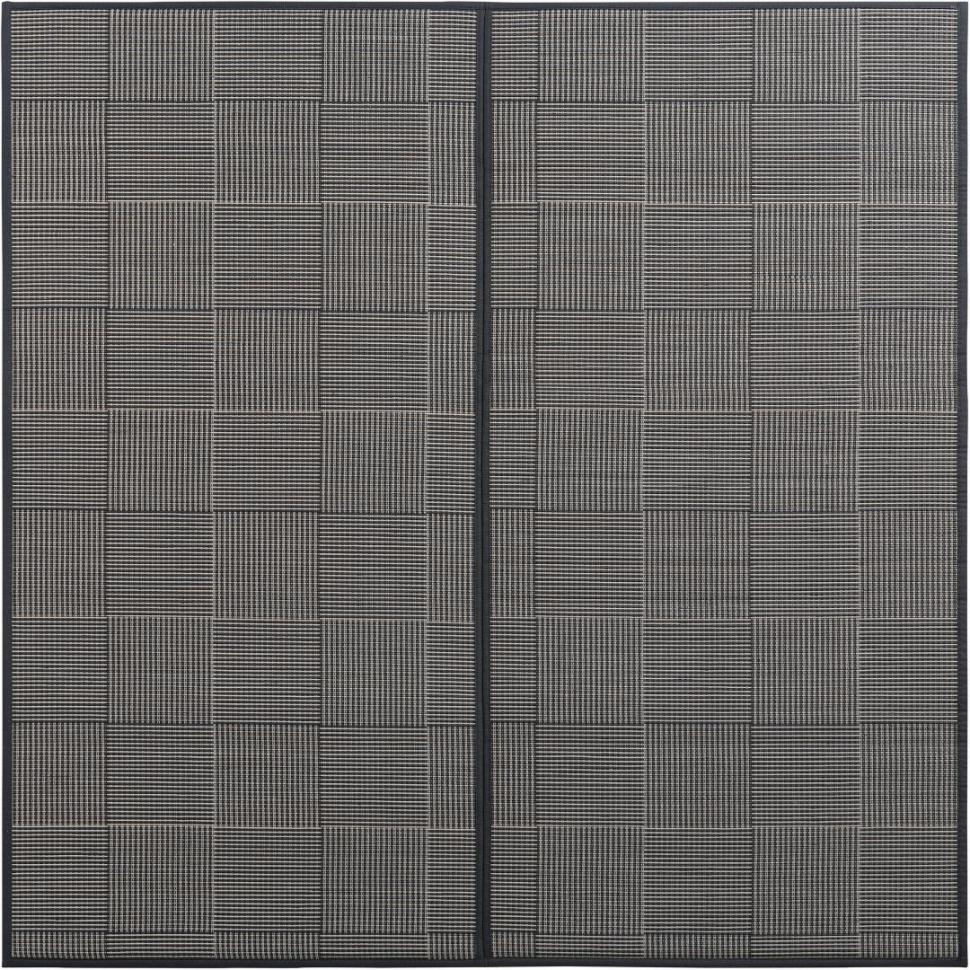 竹ラグ　サイアム2+　BK(180×240)