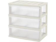 ワイドチェスト3段　NFCW4-03　MWH