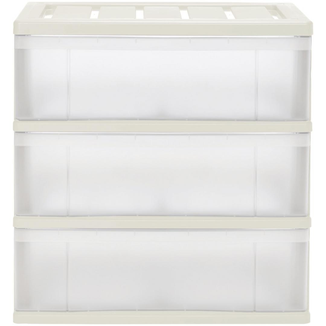 ワイドチェスト3段　NFCW4-03　MWH