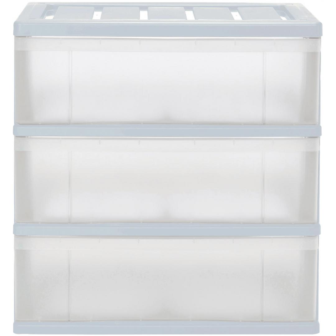 ワイドチェスト3段　NFCW4-03　LBL