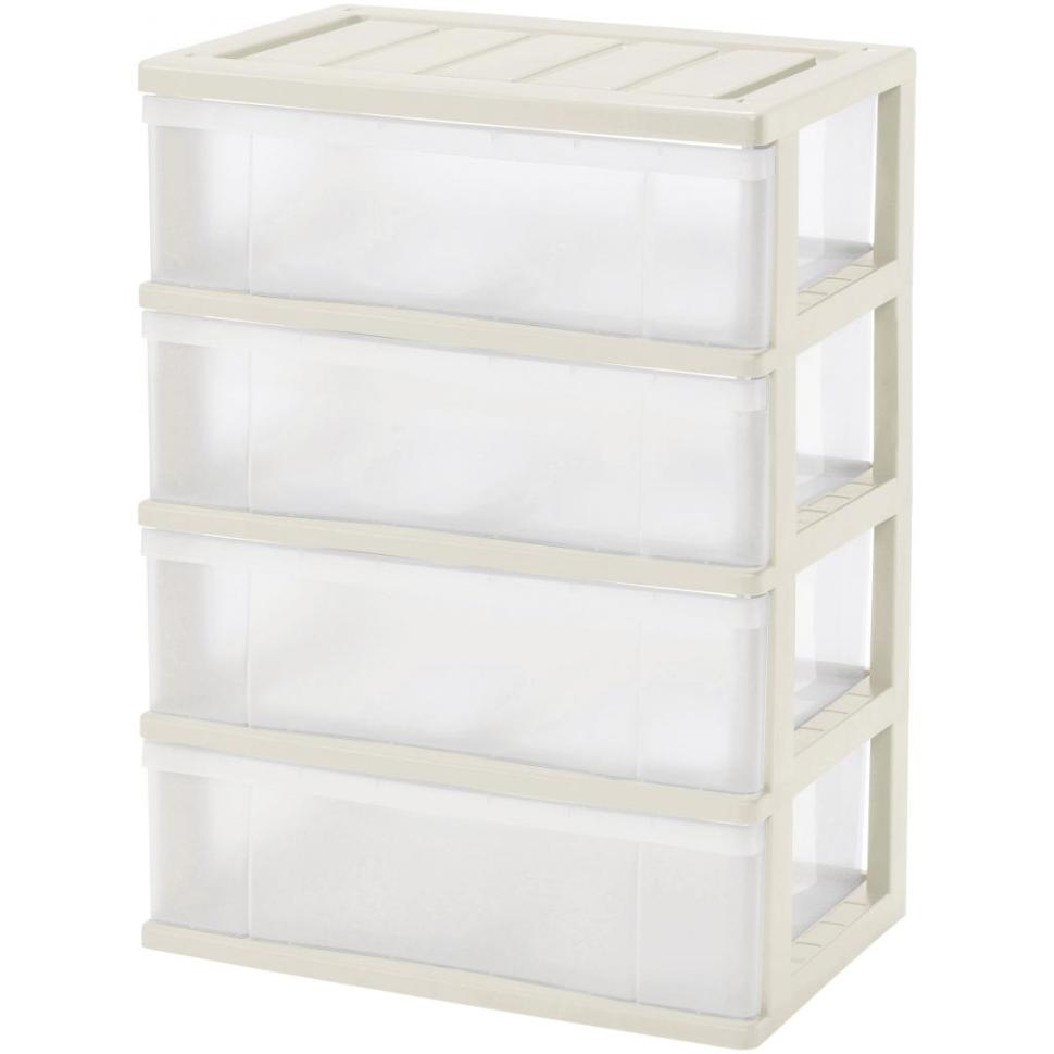 ワイドチェスト4段　NFCW4-04　MWH