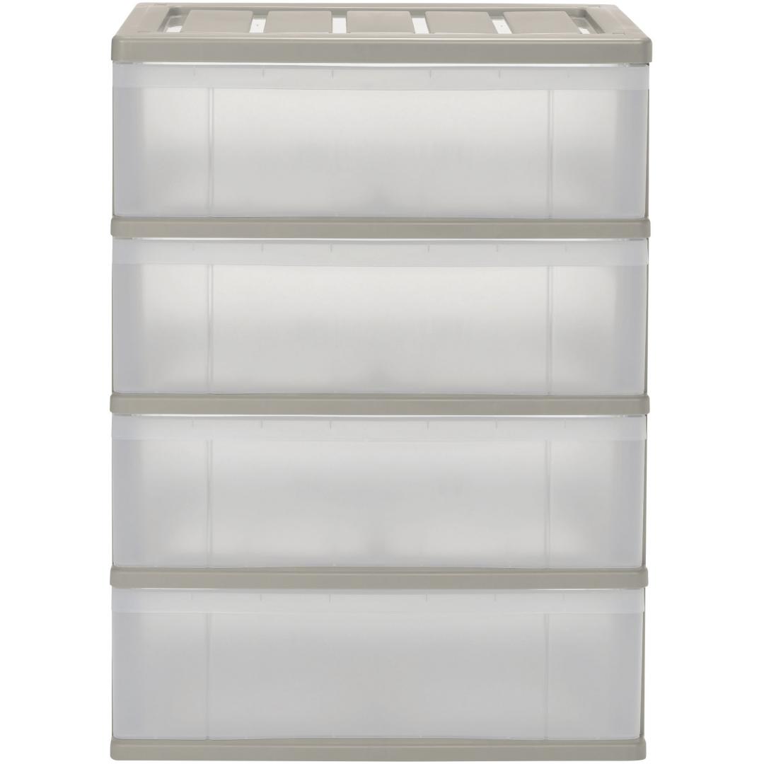 ワイドチェスト4段　NFCW4-04　LBE