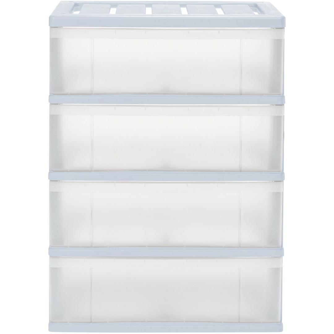 ワイドチェスト4段　NFCW4-04　LBL