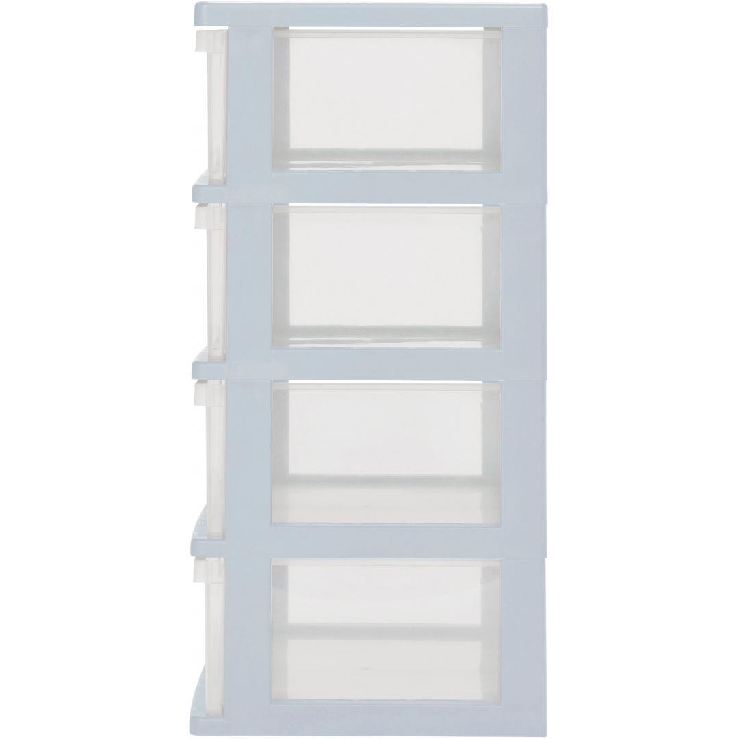 ワイドチェスト4段　NFCW4-04　LBL