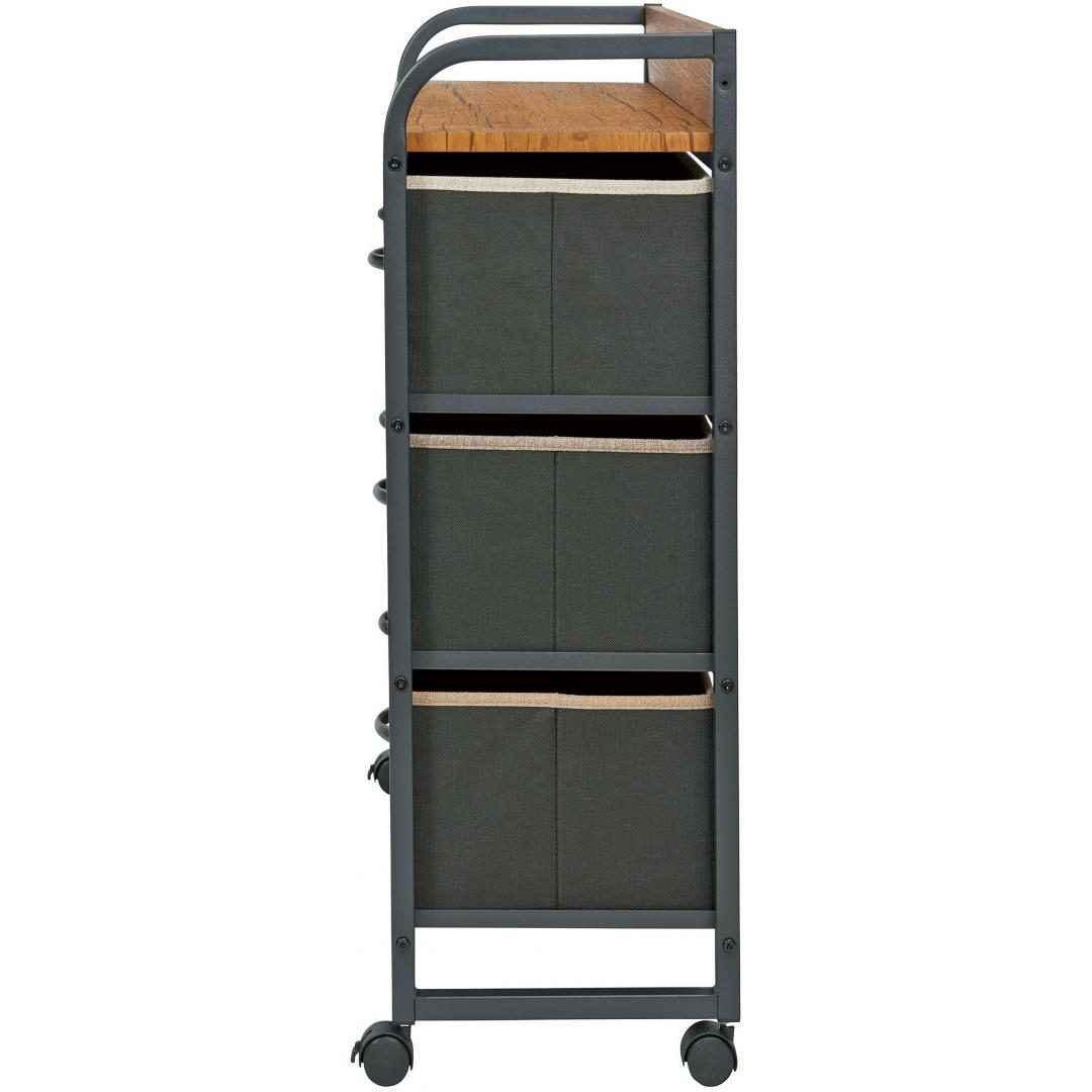 カジュアルチェスト　トレス3段ワイド