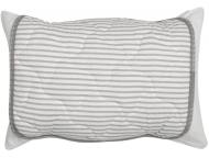 枕パッド　綿ウォッシュライン　CGY　(43×50)