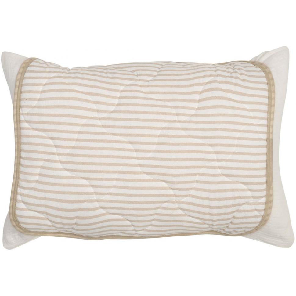 枕パッド　綿ウォッシュライン　BE　(43×50)