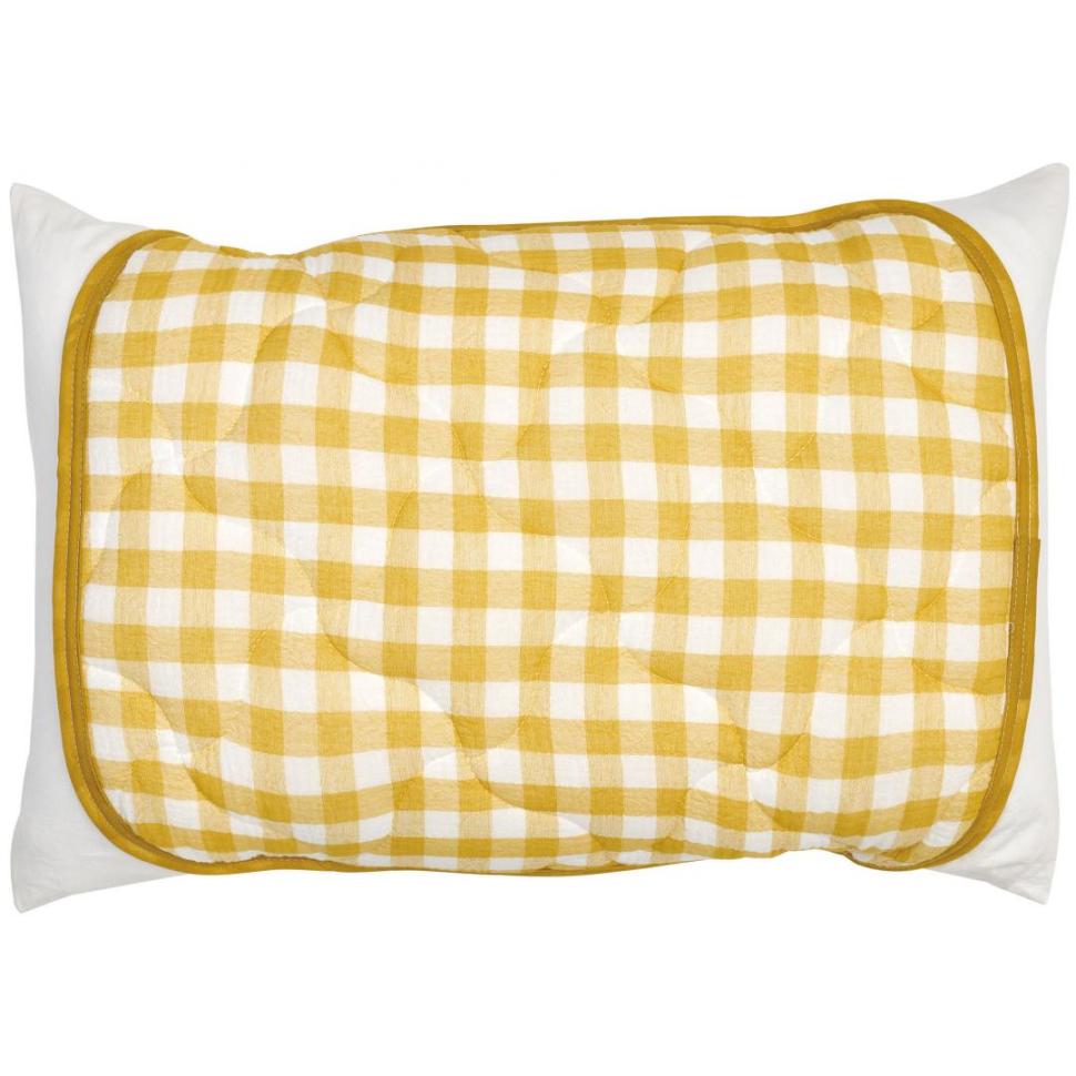 枕パッド　綿水洗い2重ガーゼ　YE　(43×50)