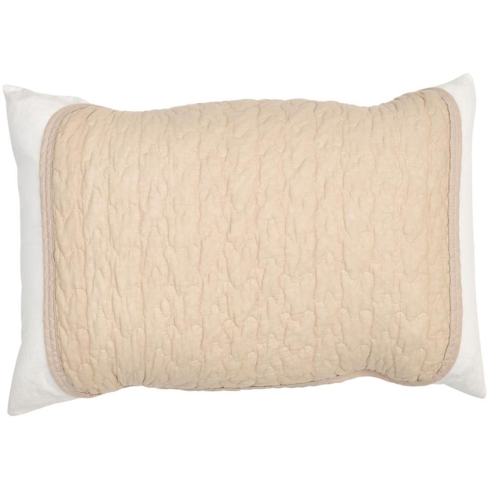 枕パッド　綿水洗いキルト　BE　(43×50)