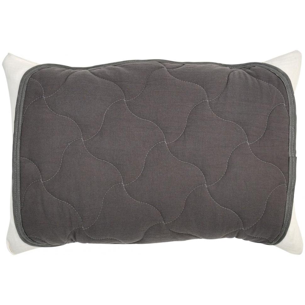 枕パッド　綿ウォッシュ　CGY　(43×50)