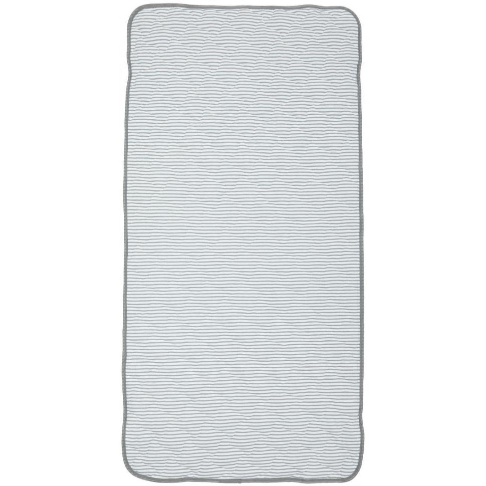 敷パッド　綿ウォッシュライン　CGY　(シングル)